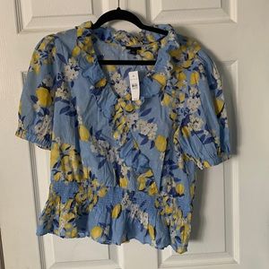 Puff sleeve top Ann Taylor